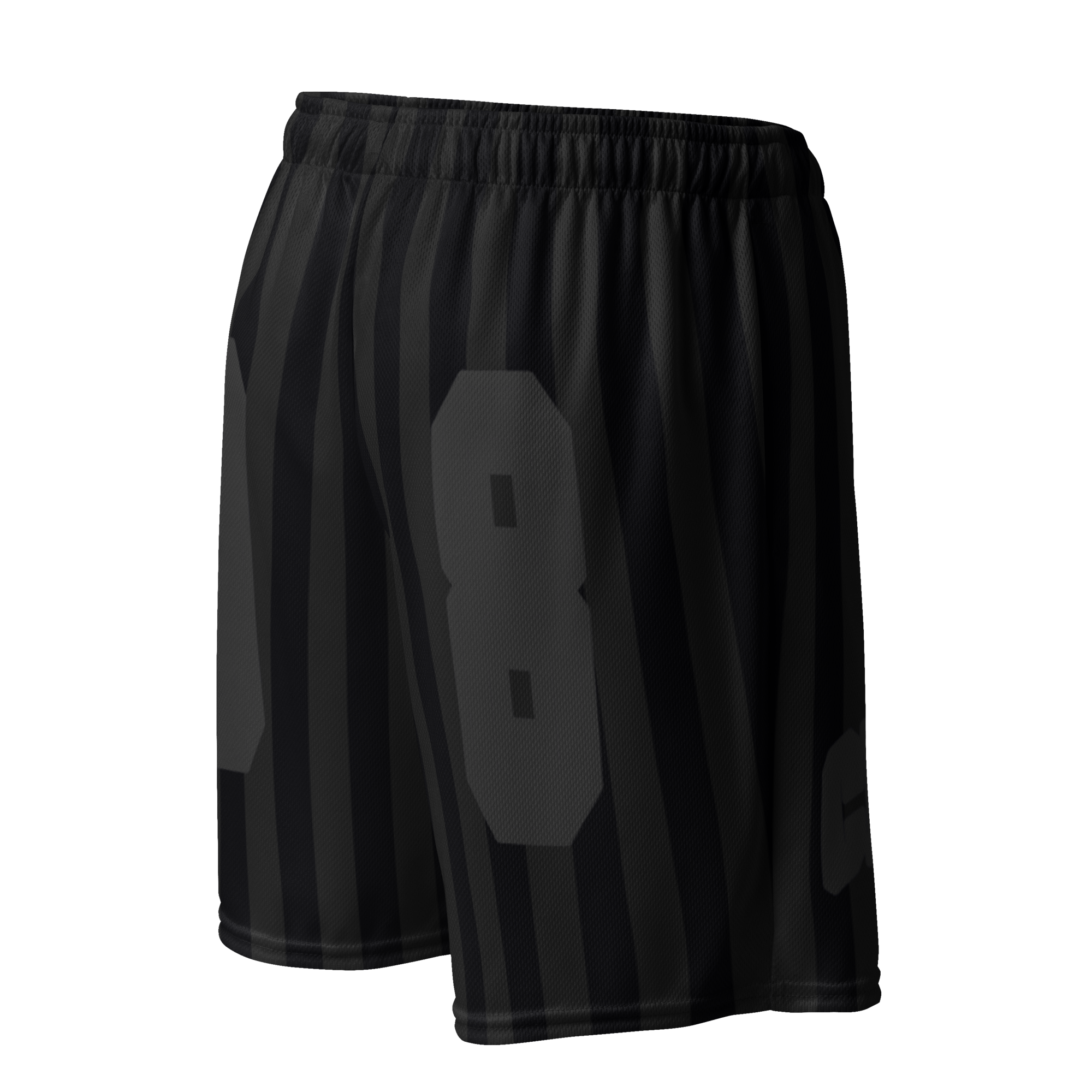 Club Striped Mesh Shorts (Dark Navy/Dark Grey)